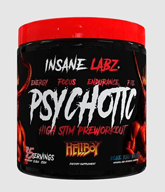 INSANE PSYCHOTIC HELLBOY BLUE RASPBERRY 250 GRS
