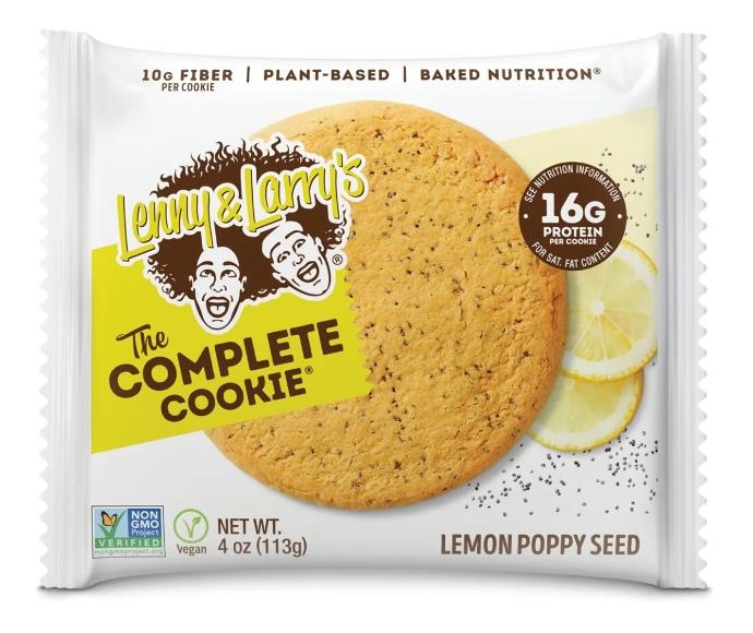 LENNY &amp; LARRYS COMPLETE COOKIE LEMON POPPY SEED 114 GRS