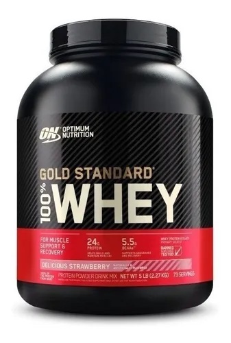 ON 100 % WHEY GOLD STANDAR 5 LBS STRAWBERRY