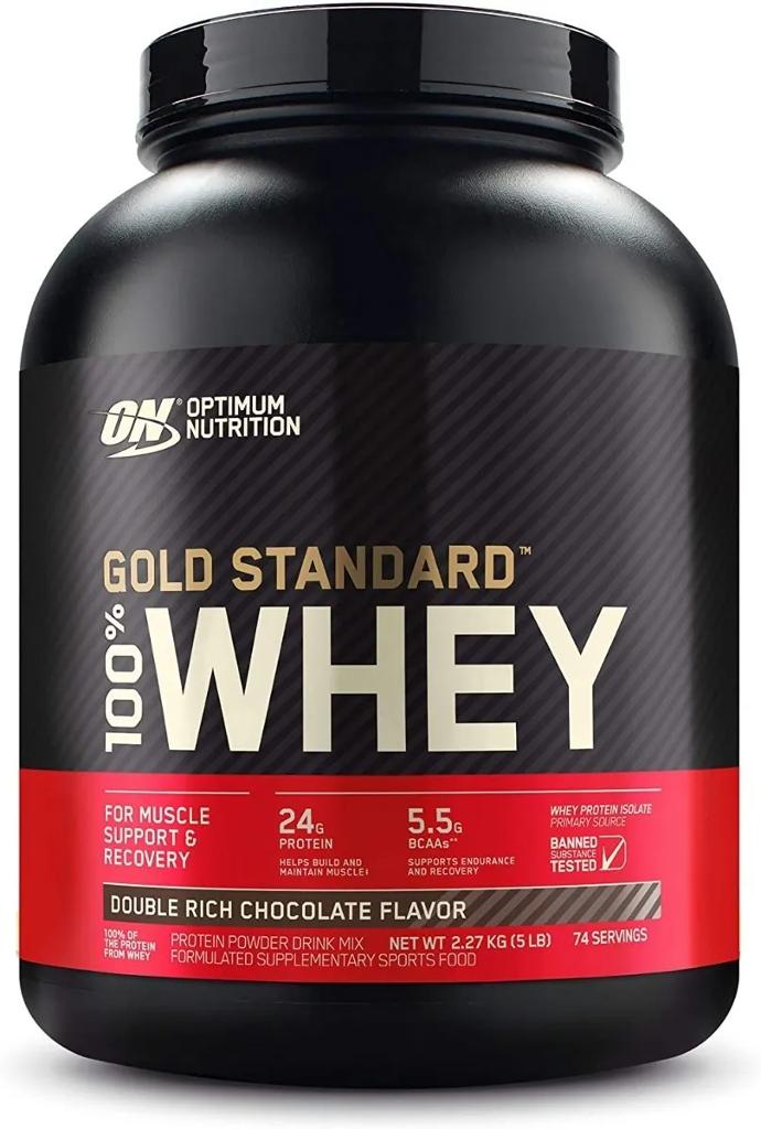 ON 100% WHEY GOLD STANDAR 5 LBS MALTEADA DE CHOCOLATE