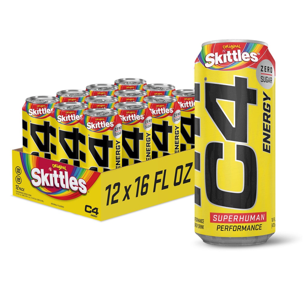CELUCOR C4 ENERGY CRB 16OZ 1 PK SKITTLES