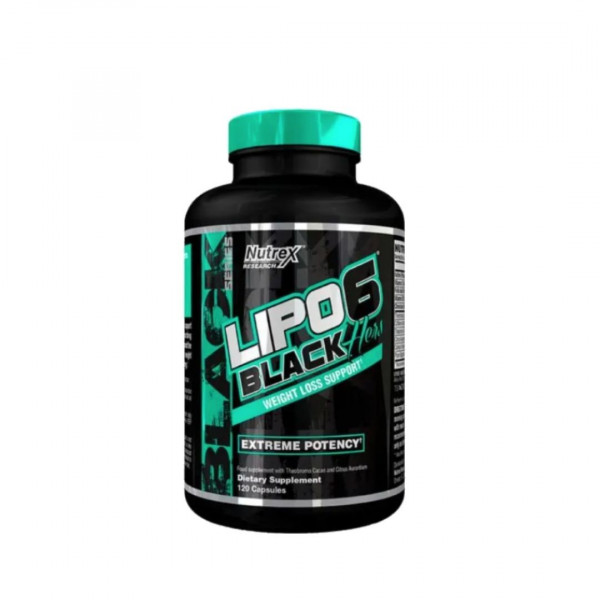 NUTREX LIPO 6 BLACK UC INTENSE FAT BURNER 120 CAPS