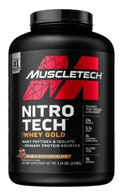 MUSCLE TECH ITRO-TECH WHEY GOLD 5.03 LBS DOUBLE RICH CHOCOLATE