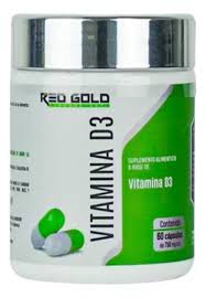 REDGOLD NATURALS VITAMINA D3 REDGOLD 60 CAPS