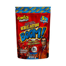 COMICS ENERGY KREATIN BOOM CREATINA MAS PRE ENTRENO 450G 35 SERV TAMARINDO CON CHILE