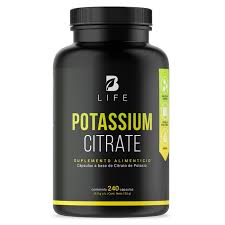 B LIFE POTASSIUM CITRATE (CITRATO DE POTASIO) 240 CAPS
