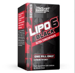 [811836025828] NUTREX LIPO 6 BLACK ULTRA CONCENTRATE	60 CAPSULAS