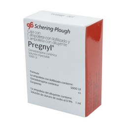 [7501409201744] SCHERING-PLOUGH PREGNYL 5000 UI
