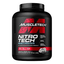 [631656703313] MUSCLETECH NITRO TECH WHEY PROTEIN 4 LBS COOKIES &amp; CREAM