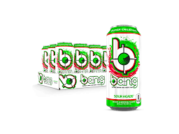 [610764863430] BANG DRINKS BRAIN &amp; BODY FUEL 16 OZ SOUR HEADS