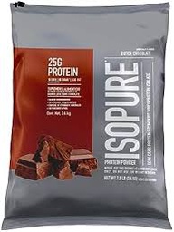 [089094021535] NATURAL BEAST ISOPURE LOW CARB BAG 7.5 LBS DUTCH CHOCOLATE