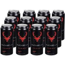 [811374035587] BUCKED UP ENERGY DRINKS 16OZ BLOOD RAZ