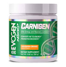 [817189024372] EVOGEN CARNIGEN NATURAL 50 SERV MANDARIN ORANGE