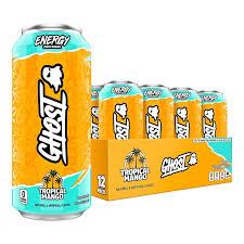 [810028293281] GHOST ENERGY 16 OZ TROPICAL MANGO